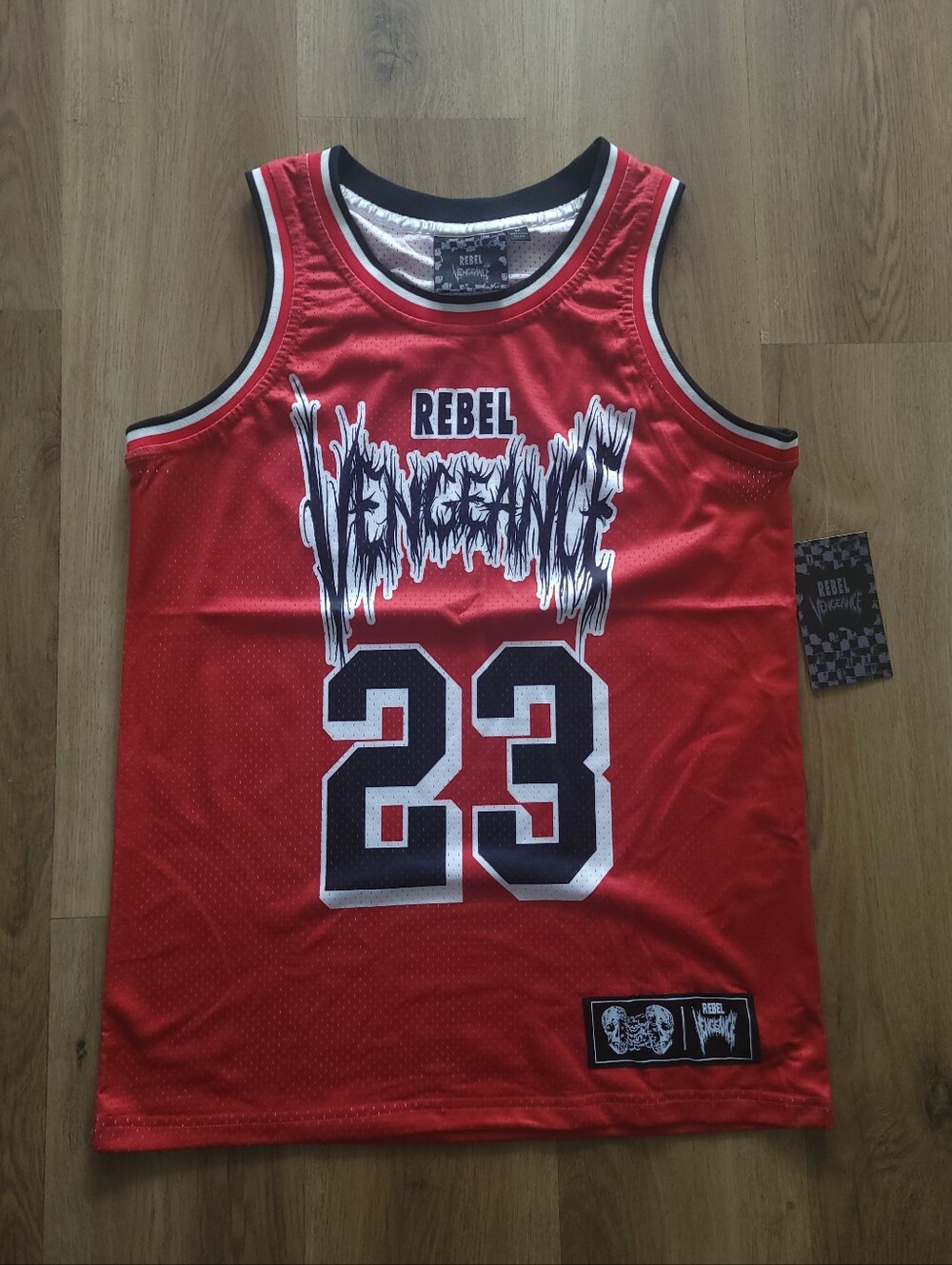 Rebel Vengeance "23" Mesh Basketball Jersey